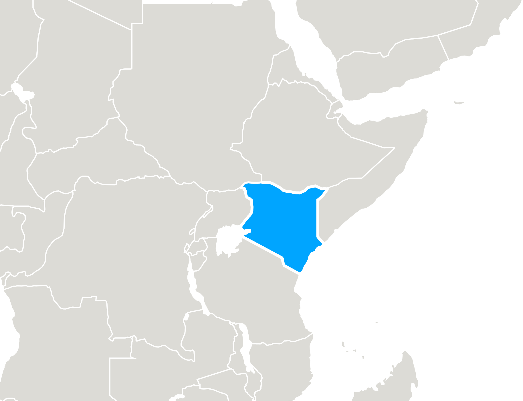 Map of central Africa